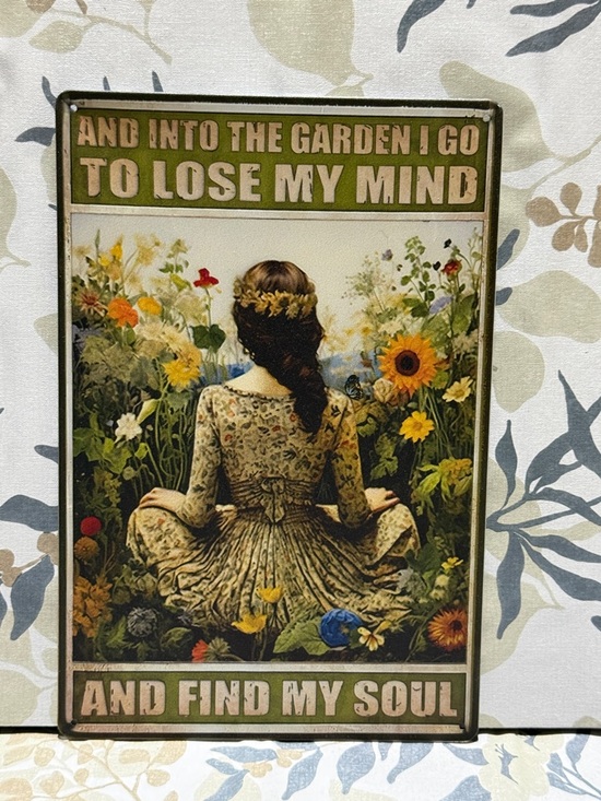 Other - Garden Poster Sign - "And Into The Garden I Go"